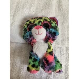 TY Beanie Boos - DOTTY the Rainbow Leopard 6”‎ No Hang Tag